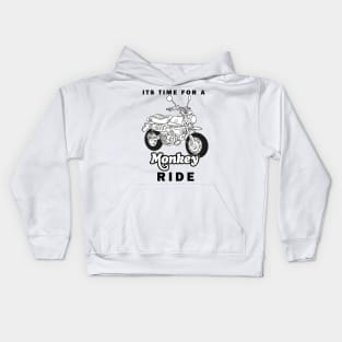 ITS TIME FOR A HONDA MONKEY RIDE Kids Hoodie